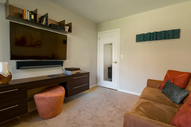 Home design - contemporary home design idea in New York