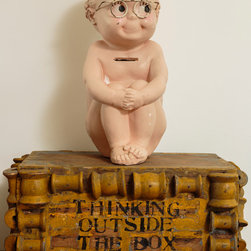 Thinking Outside the Box by Ramona Otto - Mixed Media Art