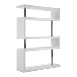 Edan Shelve White - Bookcases