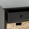 Safavieh Damien 3-Drawer Storage Bench, Distressed Black
