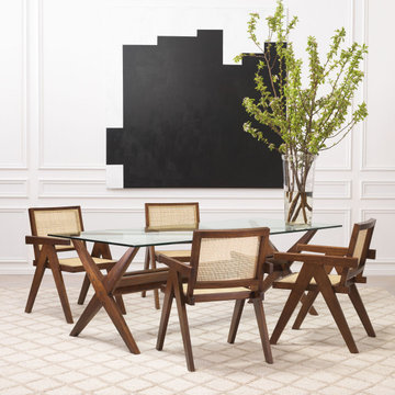 PIERRE JEANNERET COLLECTION, CANE CHAIRS