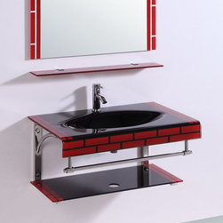 Glass Bathroom Vanities - Bathroom Vanities And Sink Consoles