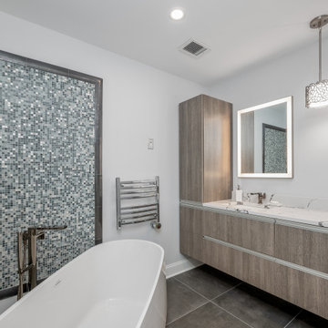 Modern Bathroom Remodel Villanova, PA
