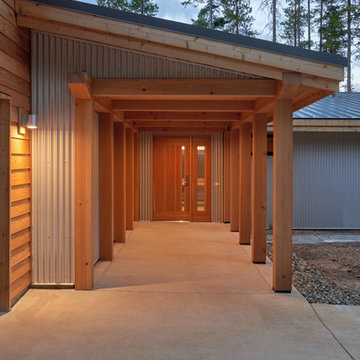 Additional view of the home's entrance.