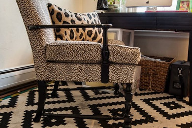 Home office - small eclectic home office idea in Boston