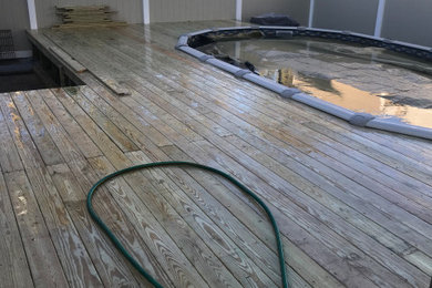 Inspiration for a deck remodel in New York
