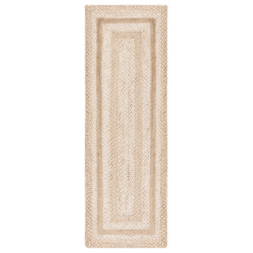 Safavieh Vintage Leather Collection NF884F Rug, Grey/Ivory, 2'6" X 14'