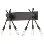 Eglo - Willsboro 6-Light Bathroom Vanity Fixture, Bronze Finish - The Eglo  Willsboro vanity bath light is a great choice for today's stylish interiors. With the adjustable arms you can create custom looks to fit your own style. Finished in a Bronze Finish