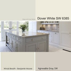 sherwin williams dover white cabinets