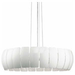 elan - Osk LED Pendant, White - At elan, our passion is art and our medium is light; one that elevates a space and everything in it. With each piece in our collection, we create modern sculptures that define a room and your style, while bringing that all-important light to a space. It can make it bolder, softer, more inviting, or simply make an impression. We do it so you can choose that one perfect piece that you've been dreaming about that connects you and your space. Elan is backed by Kichler's commitment to quality and extensive support network. The collection uses only high-end materials and distinctive finishes, and many items are built around Integrated LED. technology.