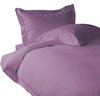 500 TC Duvet Set with 1 Fitted Sheet Solid Lilac, Queen