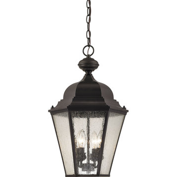 Cotswold 4 Light Exterior Hanging Lamp, Oil Rubbed Bronze