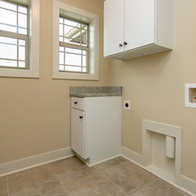 laundry room & recessed hookups