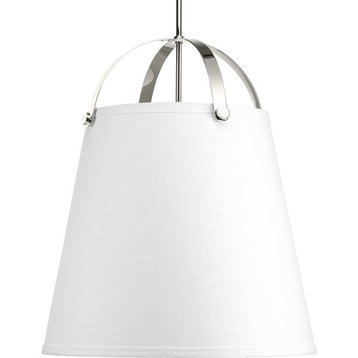 Galley Collection 3-Light Pendant, Polished Nickel