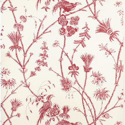 Le Jardin: Garnet - Wallpaper