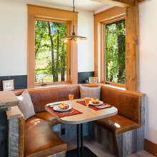 Corner breakfast nook