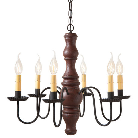 Gettysburg Chandelier, Plantation Red