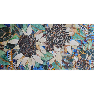Mosaic Designs, Sun Flower, 27"x53"