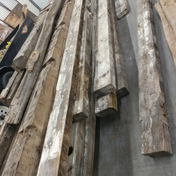 Reclaimed barn wood beam - circle sawn - Molding And Millwork