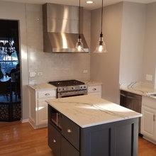 Kitchen before and after photos