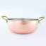 Rounded Copper Casserole with Lid, Copper, 1.4 Litre, 14cm