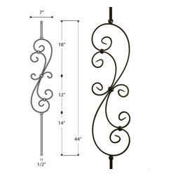 Scroll Iron Balusters - Products