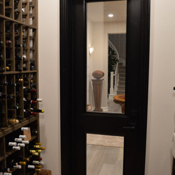 This Home Wine Cellar's Width Can Fit Up to 2 People