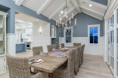 Example of a cottage dining room design in Phoenix