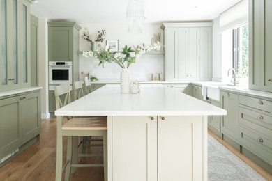Inspiration for a traditional kitchen in Surrey.
