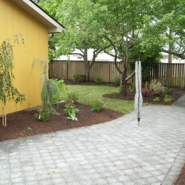 Landscape design: before and after