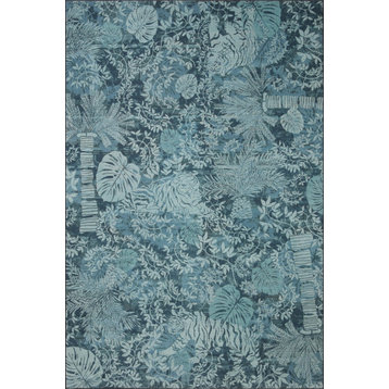 JB x Loloi In/Out Pisolino Ocean / Lt. Blue 3'-6" X 5'-6" Area Rug