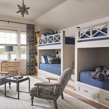 upstairs bunk/game room