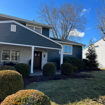 Mount Olive, NJ — GAF Charcoal Roof & Hardie Iron Gray Siding