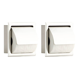 Carolina Collection Euro Style Toilet Tissue Holder in Polished Brass
