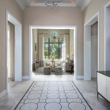 Villa Montecatini at Bella Collina - Elegant Transitional Living Room