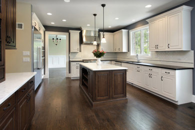 Inspiration for a large contemporary kitchen remodel in DC Metro