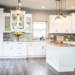 Key Largo White kitchen Cabinets - 10 Foot Run - Products