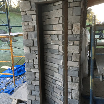 Masonry Renovation Thin Stone Veneer Application