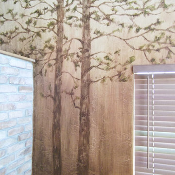 Aspen Trees with Faux