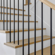 Indoor metal stairs