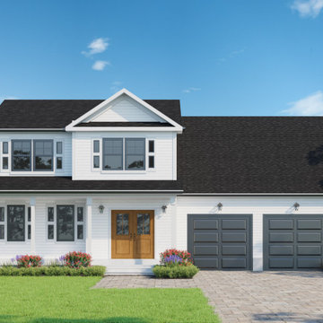 3D Front Exterior Rendering View