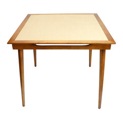 Mid Century Modern Folding Game Table - SOLD - Game Tables