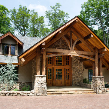 Rustic Timber House