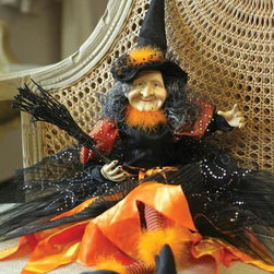 Good Witch Halloween Figurine - Holiday Decorations