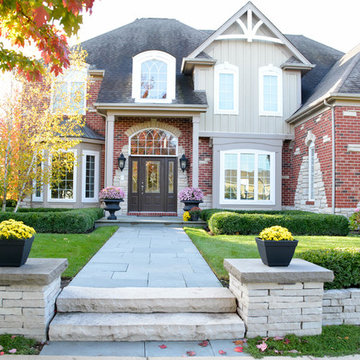 McHenry Front Landscaping Entryway