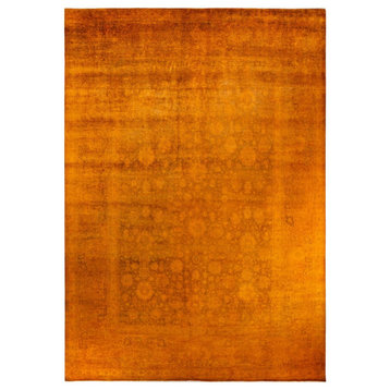 Fine Vibrance, One-of-a-Kind Hand-Knotted Area Rug Gold, 10' 10" x 15' 7"