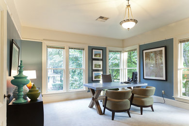 Trendy home office photo in Portland