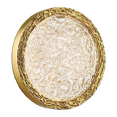 Bottega 1 Light Wall Sconce, Polished Brass