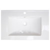 Ceramic Top Set, White Color With 8" O.C. CUPC Faucet, 24"x18"