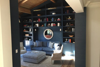 Family room - transitional family room idea in Los Angeles